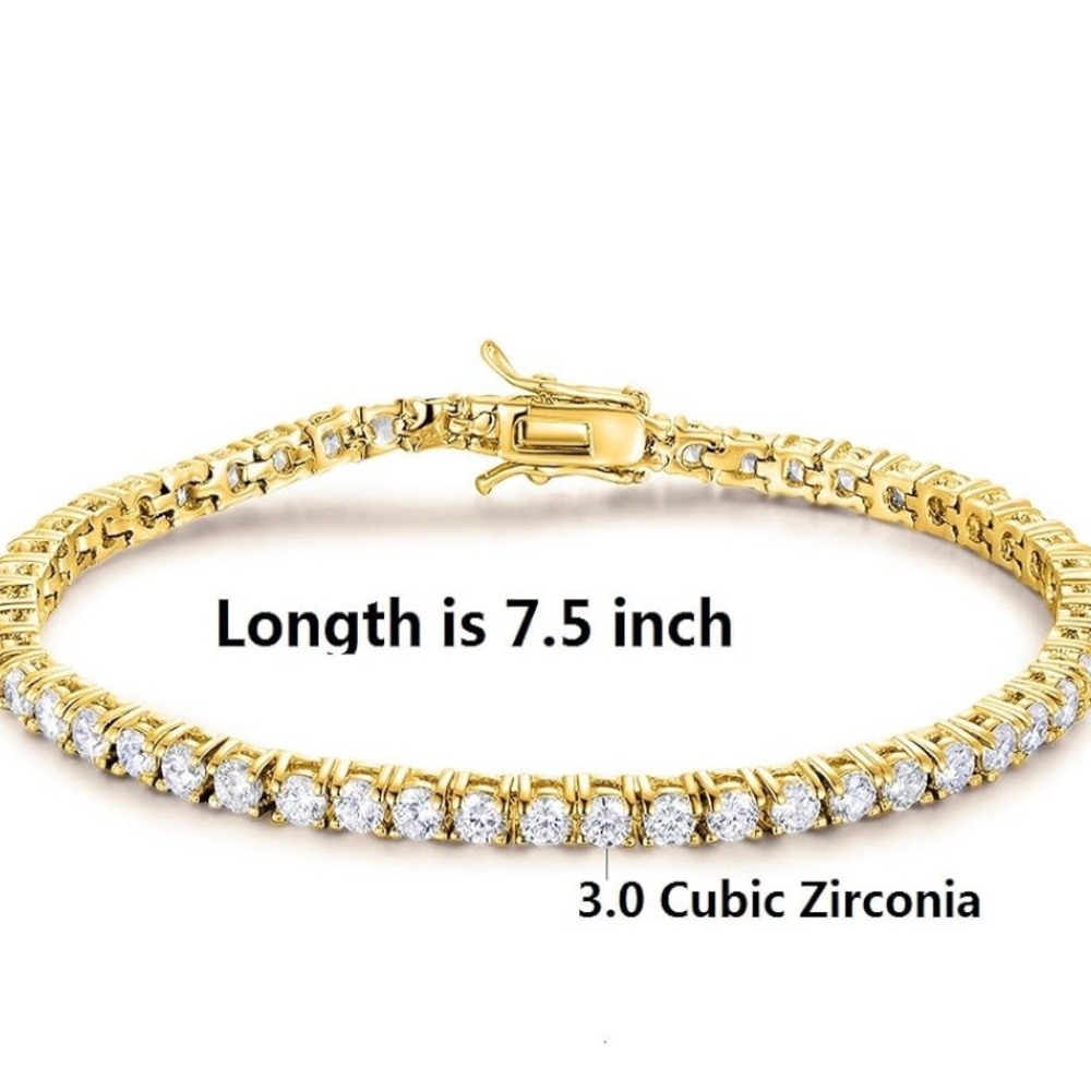CZ Tennis bracelet - Picture 3 of 3